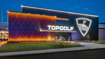 Exterior of Topgolf Knoxville Thumbnail